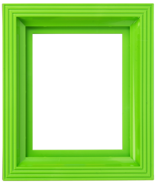 Plastic Frame For Single Baseplate Lime Green